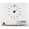 Blink Minimalist Wall Clock, Black - Clocks - 2