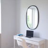 Hub Oval Mirror, Black Frame - Mirrors - 2