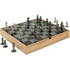 Buddy Modern Chess Set, Natural/Metal - Games - 4 - thumbnail