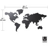 Mappit Magnetic Decorative Map Decor, Titanium - Wall Décor - 6