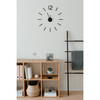 Blink Minimalist Wall Clock, Black - Clocks - 3