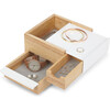 Stowit Mini Jewelry Box, White/Natural - Jewelry Boxes - 4 - thumbnail