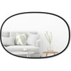 Hub Oval Mirror, Black Frame - Mirrors - 5