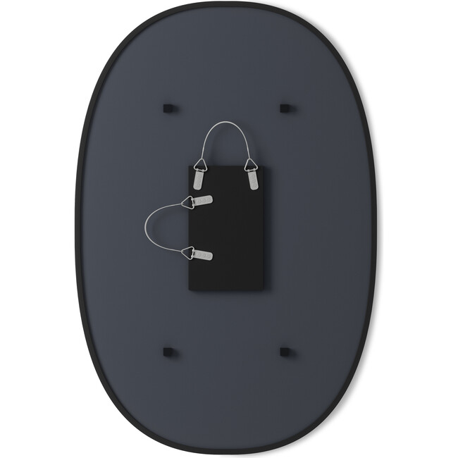 Hub Oval Mirror, Black Frame - Mirrors - 6