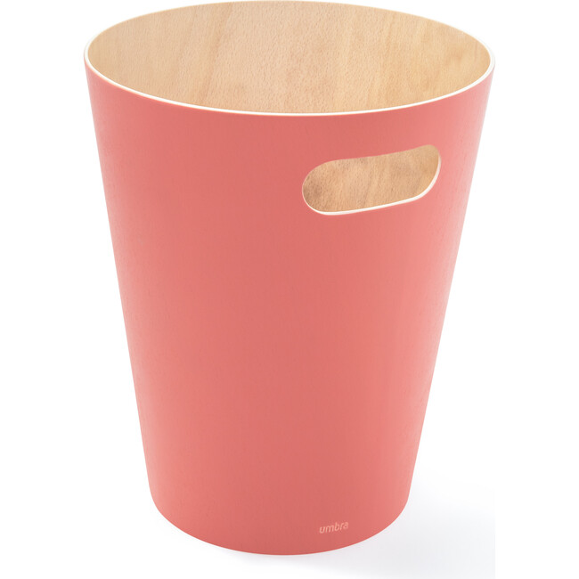 Woodrow Wastebasket, Coral