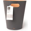 Woodrow Wastebasket, Charcoal - Wastebaskets - 8