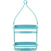 Flex Shower Caddy, Surf Blue - Bathroom Accessory Sets - 1 - thumbnail