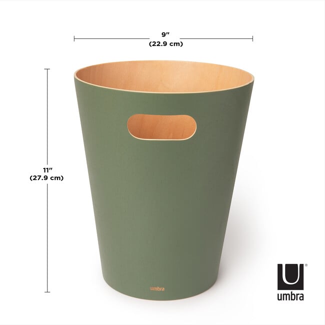 Woodrow Wastebasket, Spruce - Wastebaskets - 7