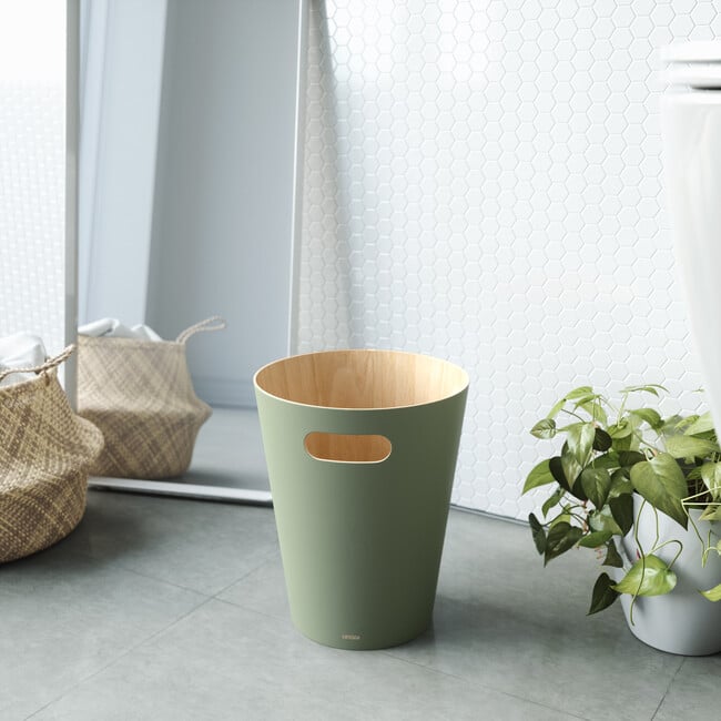 Woodrow Wastebasket, Spruce - Wastebaskets - 8