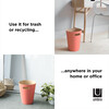 Woodrow Wastebasket, Coral - Wastebaskets - 6