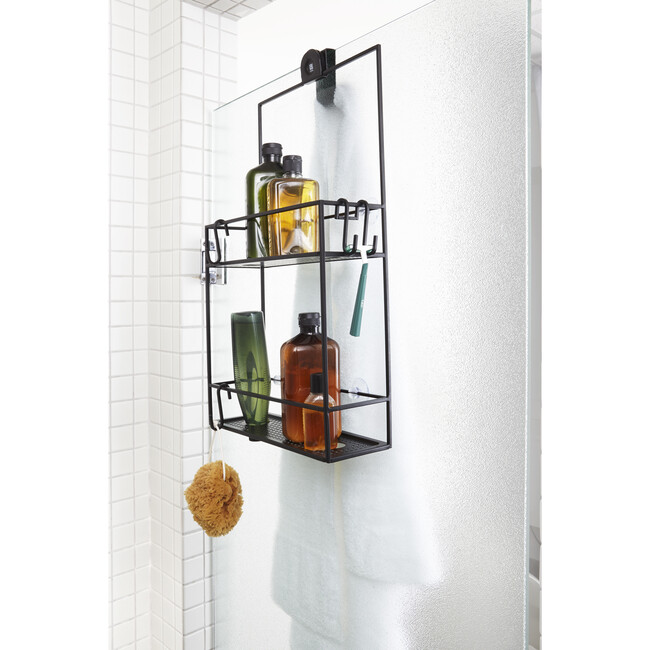 Cubiko Shower Caddy, Black - Bathroom Accessory Sets - 2