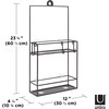Cubiko Shower Caddy, Black - Bathroom Accessory Sets - 6