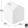 Casa Tissue Box Cover, White - Tissue Box Covers - 6