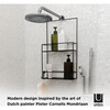 Cubiko Shower Caddy, Black - Bathroom Accessory Sets - 7