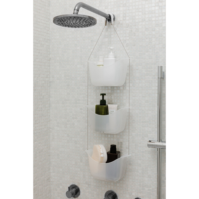 Bask Shower Caddy, White - Bathroom Accessory Sets - 2
