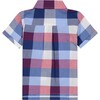 Infant Plaid Button Down Shirt, Red - Shirts - 5