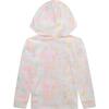 Pastel Tie Dye Hoodie, Pink - Sweatshirts - 4