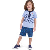 French Terry Shorts, Navy - Shorts - 2