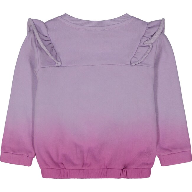 Ruffle Sweatshirt Legging Set, Purple - Sweatshirts - 4