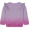 Ruffle Sweatshirt Legging Set, Purple - Sweatshirts - 4