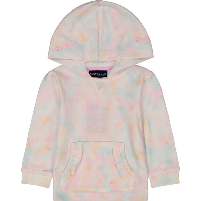 Baby Pastel Tie Dye Sweatshirt Set, Pink - Sweatshirts - 3