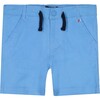 Twill Shorts, Light Blue - Shorts - 1 - thumbnail