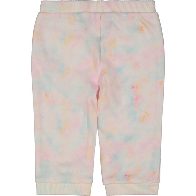 Baby Pastel Tie Dye Sweatshirt Set, Pink - Sweatshirts - 6
