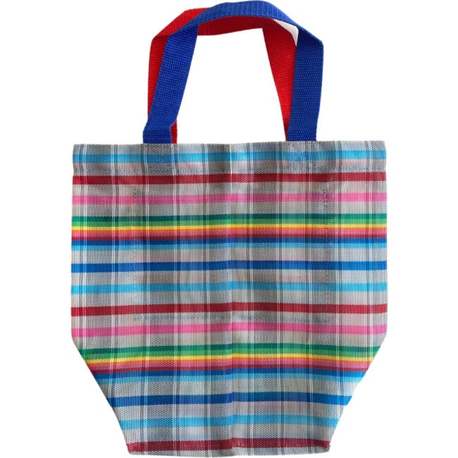 Grey Rainbows Oversized Beach Bag - Bags - 2