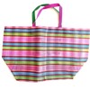 Pink Plaid Oversized Beach Bag - Bags - 3 - thumbnail