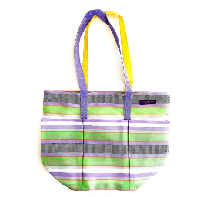 Lavender Checks Garden Pockets Galore Bag - Bags - 3