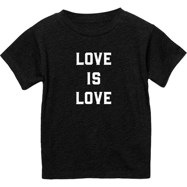Exclusive Love is Love T-shirt, Charcoal Black