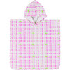 Kai Beach/Bath Poncho, Fluo Pink/Island Green - Cover-Ups - 1 - thumbnail