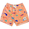 Quick Dry Beach Short, Bye Bye Plastic Orange - Swim Trunks - 1 - thumbnail