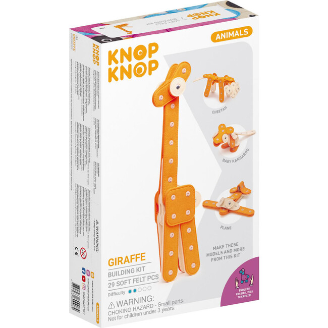 Giraffe 29-Piece Felt Building Kit