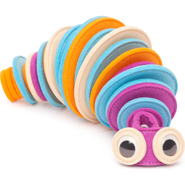 Caterpillar 37-Piece Felt Building Kit - STEM Toys - 2