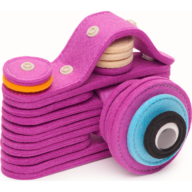 Camera 28-Piece Felt Building Kit - STEM Toys - 2