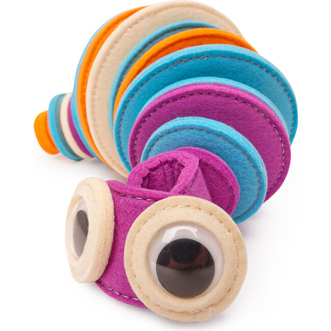 Caterpillar 37-Piece Felt Building Kit - STEM Toys - 3