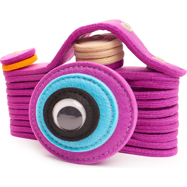 Camera 28-Piece Felt Building Kit - STEM Toys - 3