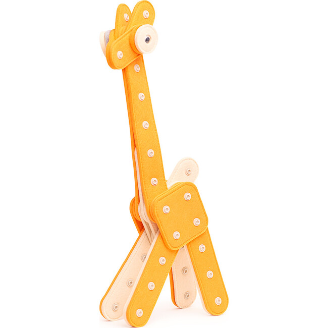 Giraffe 29-Piece Felt Building Kit - STEM Toys - 3