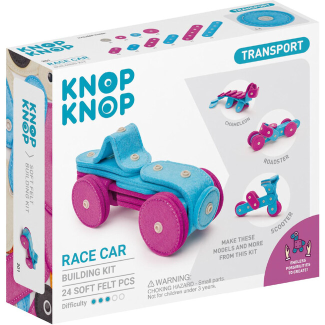 Race Car 24-Piece Felt Building Kit