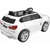BMW X5, White - Ride-On - 2 - thumbnail