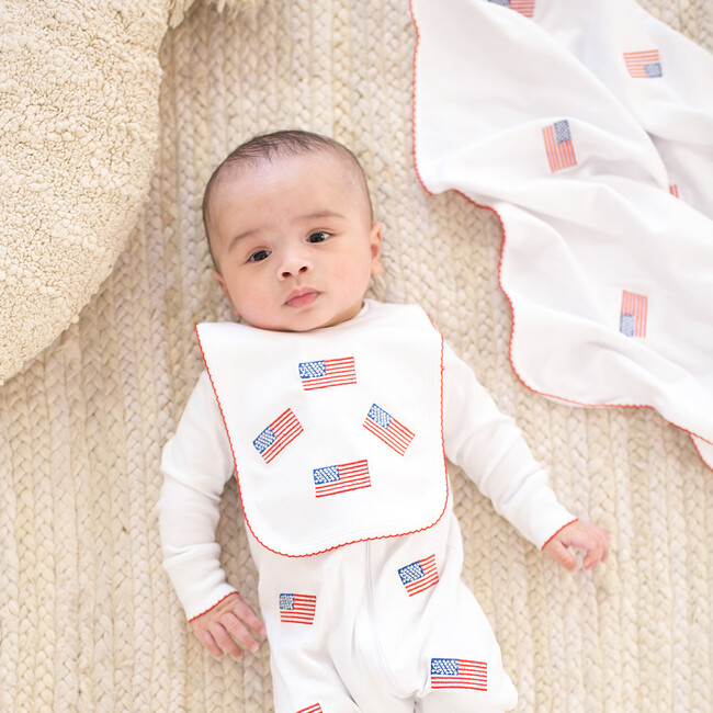 American Flag Embroidered Blanket - Blankets - 2