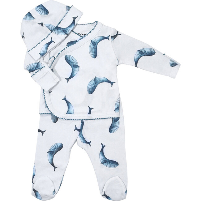 Whale Take Me Home Set, Blue - Mixed Apparel Set - 1