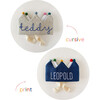 Sky Blue Linen Crown - Hats - 3