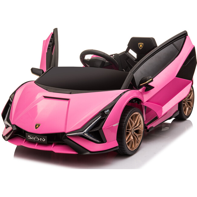 Lamborghini Sian 12V, Pink - Ride-On - 1