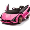 Lamborghini Sian 12V, Pink - Ride-On - 1 - thumbnail