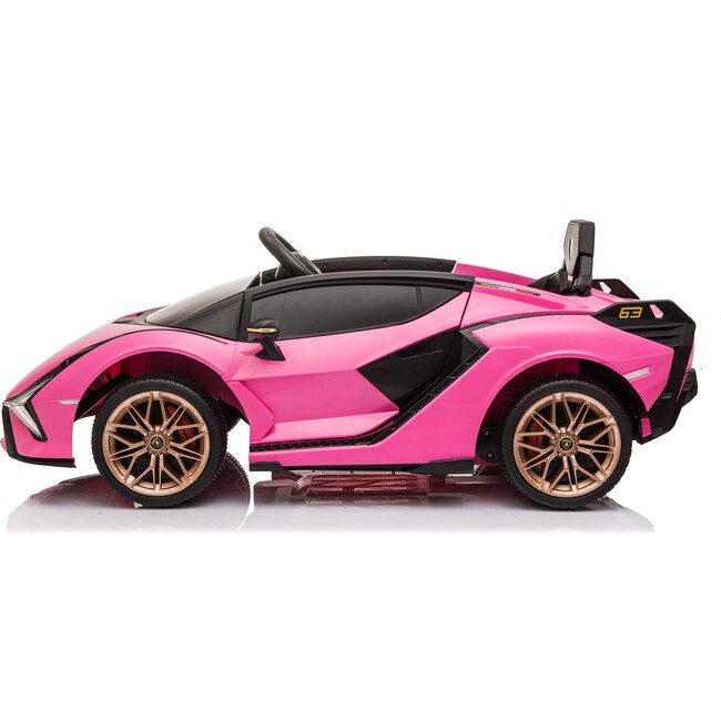 Lamborghini Sian 12V, Pink - Best Ride On Cars Ride-ons | Maisonette