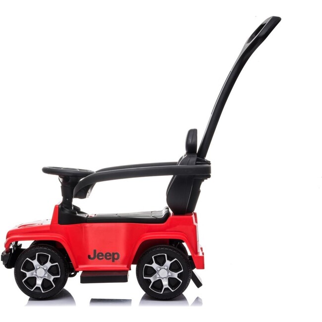 3-in-1 Jeep Rubicon Push Car, Red