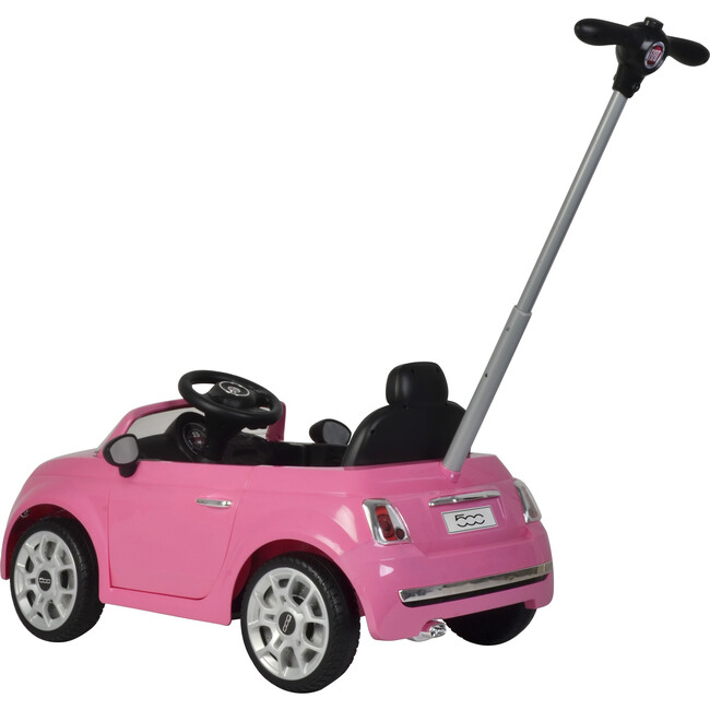 Fiat 500 Push Car, Pink