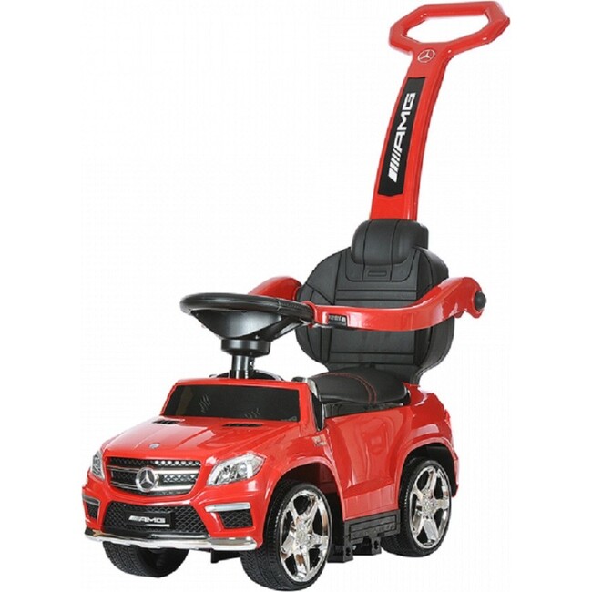 4 in 1 Mercedes Push Car, Red - Ride-On - 1